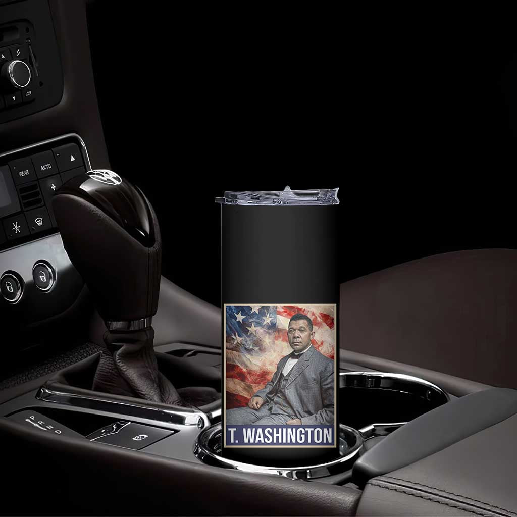 Booker Taliaferro Washington Skinny Tumbler African American Educator Black History Month TS11 Print Your Wear