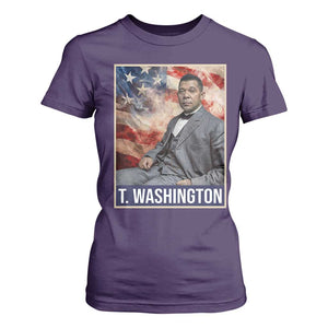 Booker Taliaferro Washington T Shirt For Women African American Educator Black History Month TS11 Purple Print Your Wear