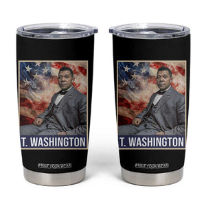 Booker Taliaferro Washington Tumbler Cup African American Educator Black History Month TS11 Black Print Your Wear