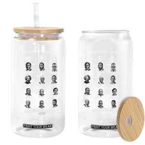 Celebrating 100 Years Of Black History Month 1926 2026 Glass Can Black Leaders TS11 Print Your Wear