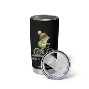 Off To Be Radical Left Scum Tumbler Cup Funny Frog Resistance TS11 Print Your Wear