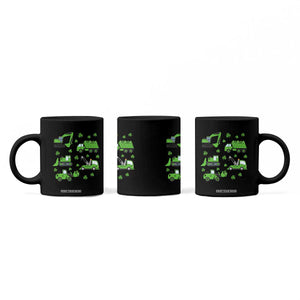 Funny St Patricks Day Construction Trucks Irish Shamrock Coffee Mug TS11 Print Your Wear