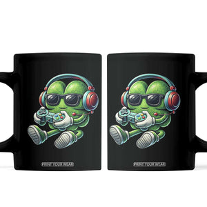 Funny Video Game Shamrock St Patricks Day Gamer Coffee Mug TS11 Black Print Your Wear