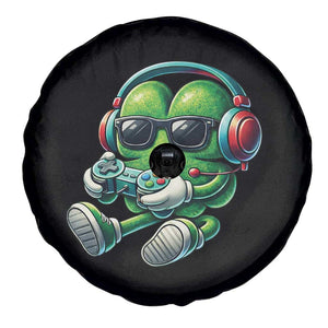 Funny Video Game Shamrock St Patricks Day Gamer Spare Tire Cover TS11 Print Your Wear
