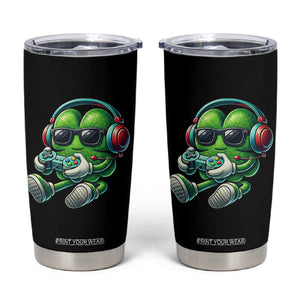 Funny Video Game Shamrock St Patricks Day Gamer Tumbler Cup TS11 Black Print Your Wear