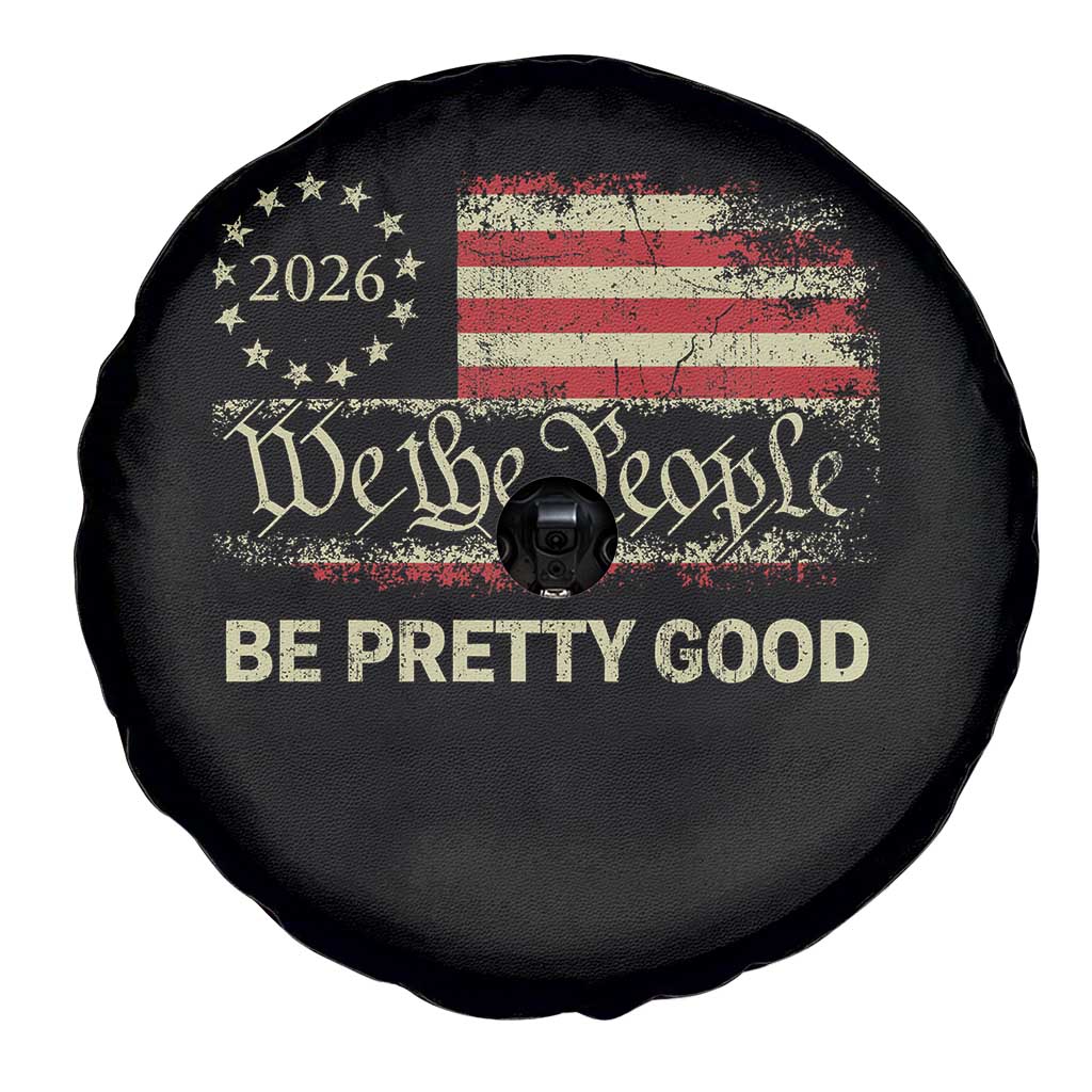 Be Pretti Good Spare Tire Cover Human Rights Protest Vintage Betsy Ross Flag TS11 Print Your Wear