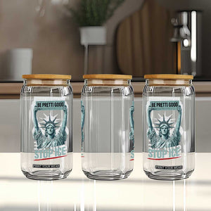 Be Pretti Good Stop Ice Glass Can Statue Of Liberty Minneapolis Protest TS11 Print Your Wear