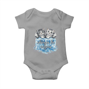 Chinga La Migra Baby Onesie Cute Cat Melting Ice Pro Immigrant TS11 Sport Gray Print Your Wear