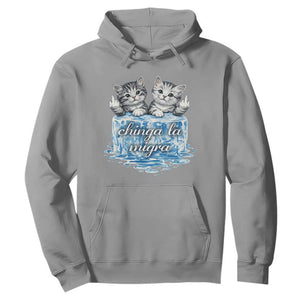 Chinga La Migra Hoodie Cute Cat Melting Ice Pro Immigrant TS11 Sport Gray Print Your Wear