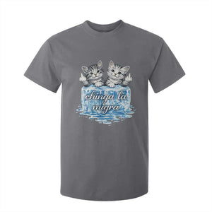 Chinga La Migra T Shirt For Kid Cute Cat Melting Ice Pro Immigrant TS11 Charcoal Print Your Wear