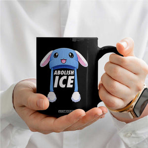 Abolish Ice Coffee Mug Blue Bunny Hat Pro Immigrant Resist Minnesota TS11 Print Your Wear