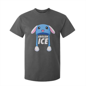 Abolish Ice T Shirt For Kid Blue Bunny Hat Pro Immigrant Resist Minnesota TS11 Dark Heather Print Your Wear