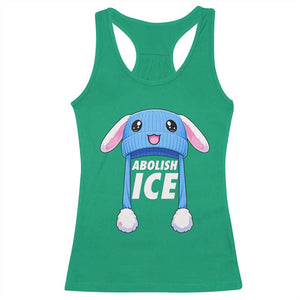 Abolish Ice Racerback Tank Top Blue Bunny Hat Pro Immigrant Resist Minnesota TS11 Irish Green Print Your Wear