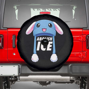Abolish Ice Spare Tire Cover Blue Bunny Hat Pro Immigrant Resist Minnesota TS11 Black Print Your Wear