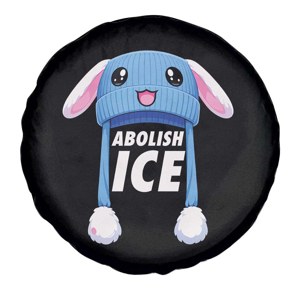 Abolish Ice Spare Tire Cover Blue Bunny Hat Pro Immigrant Resist Minnesota TS11 Print Your Wear