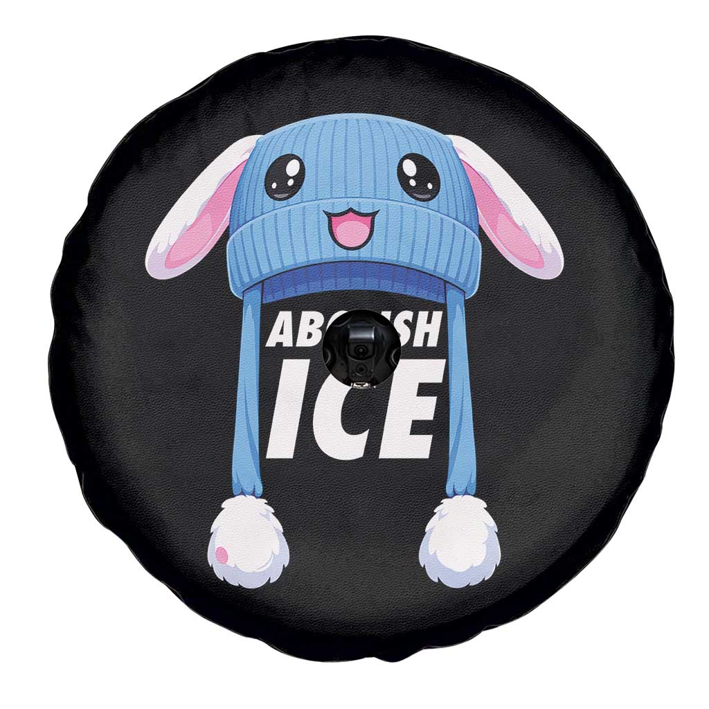 Abolish Ice Spare Tire Cover Blue Bunny Hat Pro Immigrant Resist Minnesota TS11 Print Your Wear