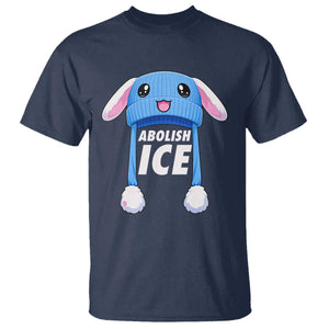 Abolish Ice T Shirt Blue Bunny Hat Pro Immigrant Resist Minnesota TS11 Navy Print Your Wear
