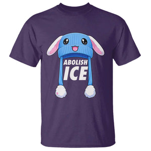 Abolish Ice T Shirt Blue Bunny Hat Pro Immigrant Resist Minnesota TS11 Purple Print Your Wear