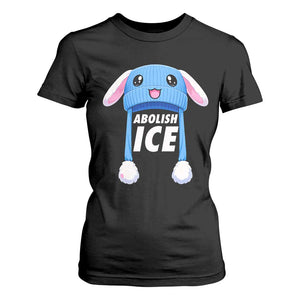 Abolish Ice T Shirt For Women Blue Bunny Hat Pro Immigrant Resist Minnesota TS11 Black Print Your Wear