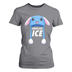 Abolish Ice T Shirt For Women Blue Bunny Hat Pro Immigrant Resist Minnesota TS11 Charcoal Print Your Wear