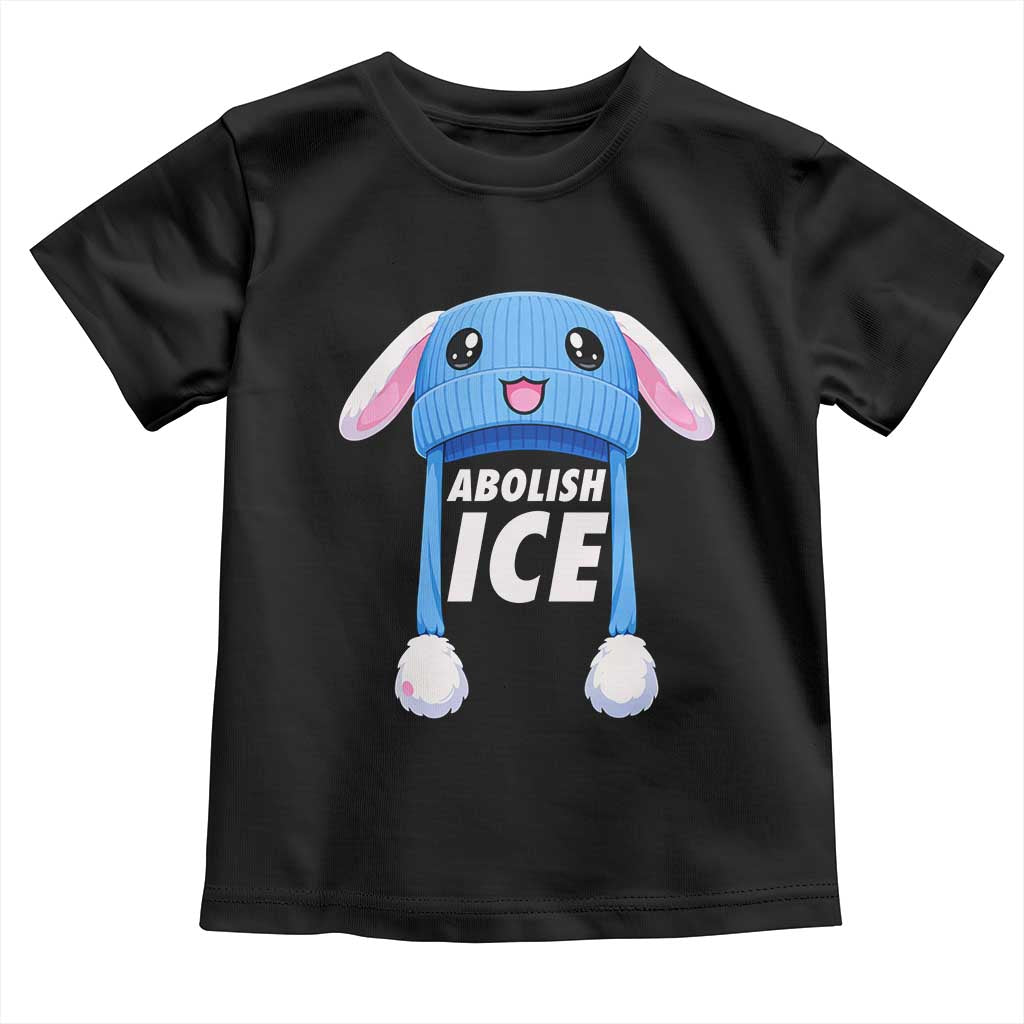 Abolish Ice Toddler T Shirt Blue Bunny Hat Pro Immigrant Resist Minnesota TS11 Black Print Your Wear