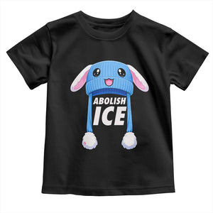 Abolish Ice Toddler T Shirt Blue Bunny Hat Pro Immigrant Resist Minnesota TS11 Black Print Your Wear