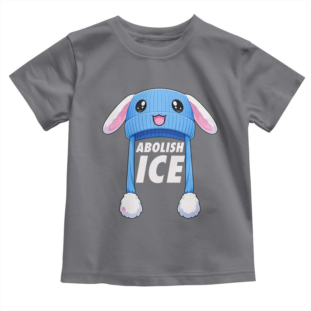Abolish Ice Toddler T Shirt Blue Bunny Hat Pro Immigrant Resist Minnesota TS11 Charcoal Print Your Wear