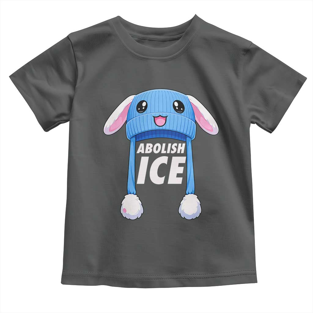 Abolish Ice Toddler T Shirt Blue Bunny Hat Pro Immigrant Resist Minnesota TS11 Dark Heather Print Your Wear