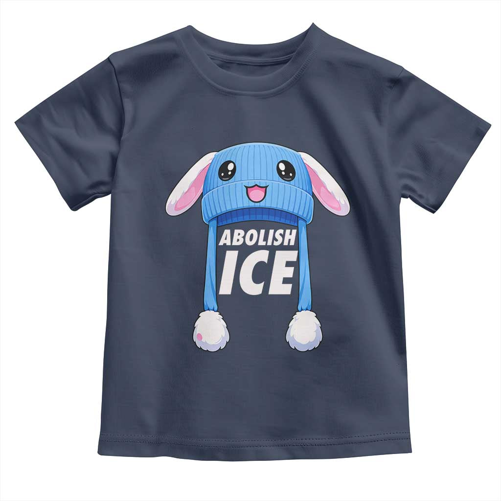 Abolish Ice Toddler T Shirt Blue Bunny Hat Pro Immigrant Resist Minnesota TS11 Navy Print Your Wear