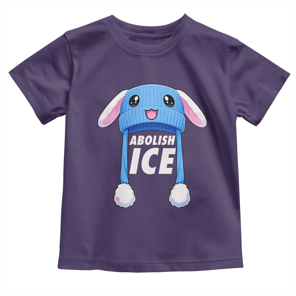 Abolish Ice Toddler T Shirt Blue Bunny Hat Pro Immigrant Resist Minnesota TS11 Purple Print Your Wear
