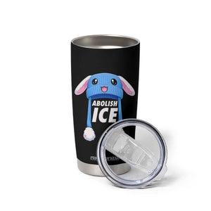Abolish Ice Tumbler Cup Blue Bunny Hat Pro Immigrant Resist Minnesota TS11 Print Your Wear