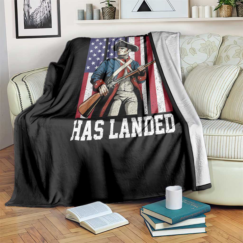 The Maye Flower Has Landed Throw Blanket Funny Minutemen Football Fan TS11 Print Your Wear
