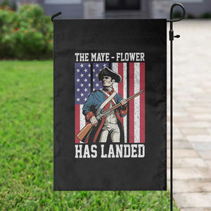 The Maye Flower Has Landed Garden Flag Funny Minutemen Football Fan TS11 Print Your Wear