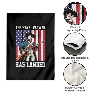The Maye Flower Has Landed Garden Flag Funny Minutemen Football Fan TS11 Print Your Wear