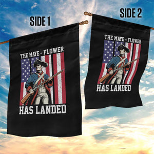The Maye Flower Has Landed Garden Flag Funny Minutemen Football Fan TS11 Print Your Wear