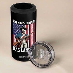 The Maye Flower Has Landed 4 in 1 Can Cooler Tumbler Funny Minutemen Football Fan TS11 Print Your Wear