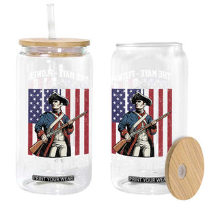 The Maye Flower Has Landed Glass Can Funny Minutemen Football Fan TS11 Print Your Wear
