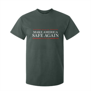 Make America Safe Again T Shirt For Kid Funny US Patriotic 4th of July TS11 Dark Forest Green Print Your Wear