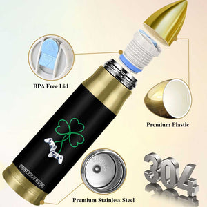 Video Game Lover St Patricks Day with Shamrock Controllers Bullet Tumbler TS11 Print Your Wear