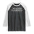 No Kings In America Since 1776 Raglan Shirt Vintage Star TS11 Black White Print Your Wear