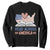 Funny National Reading Month Books Readers Sweatshirt Reading Across America Teacher American Flag TS11 Black Print Your Wear
