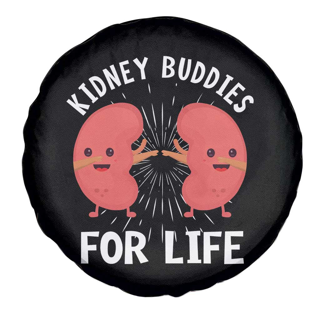 Funny Kidney Buddies For Life Spare Tire Cover Organ Transplant Donor Recipient Matching TS11 Print Your Wear