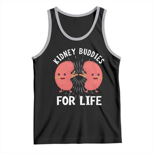 Funny Kidney Buddies For Life Tank Top Organ Transplant Donor Recipient Matching TS11 Black Athletic Heather Print Your Wear