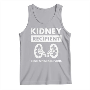 Kidney Recipient Run On Spare Parts Tank Top Matching Recovery TS11 Athletic Heather Print Your Wear