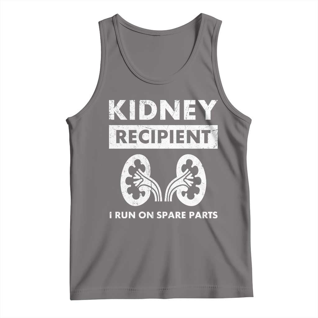 Kidney Recipient Run On Spare Parts Tank Top Matching Recovery TS11 Deep Heather Print Your Wear