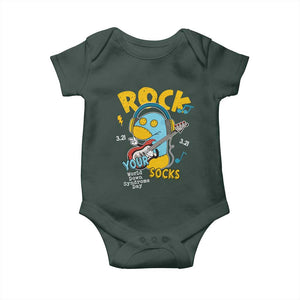 Funny Rock Your Socks Baby Onesie World Down Syndrome Day WDSD TS11 Print Your Wear