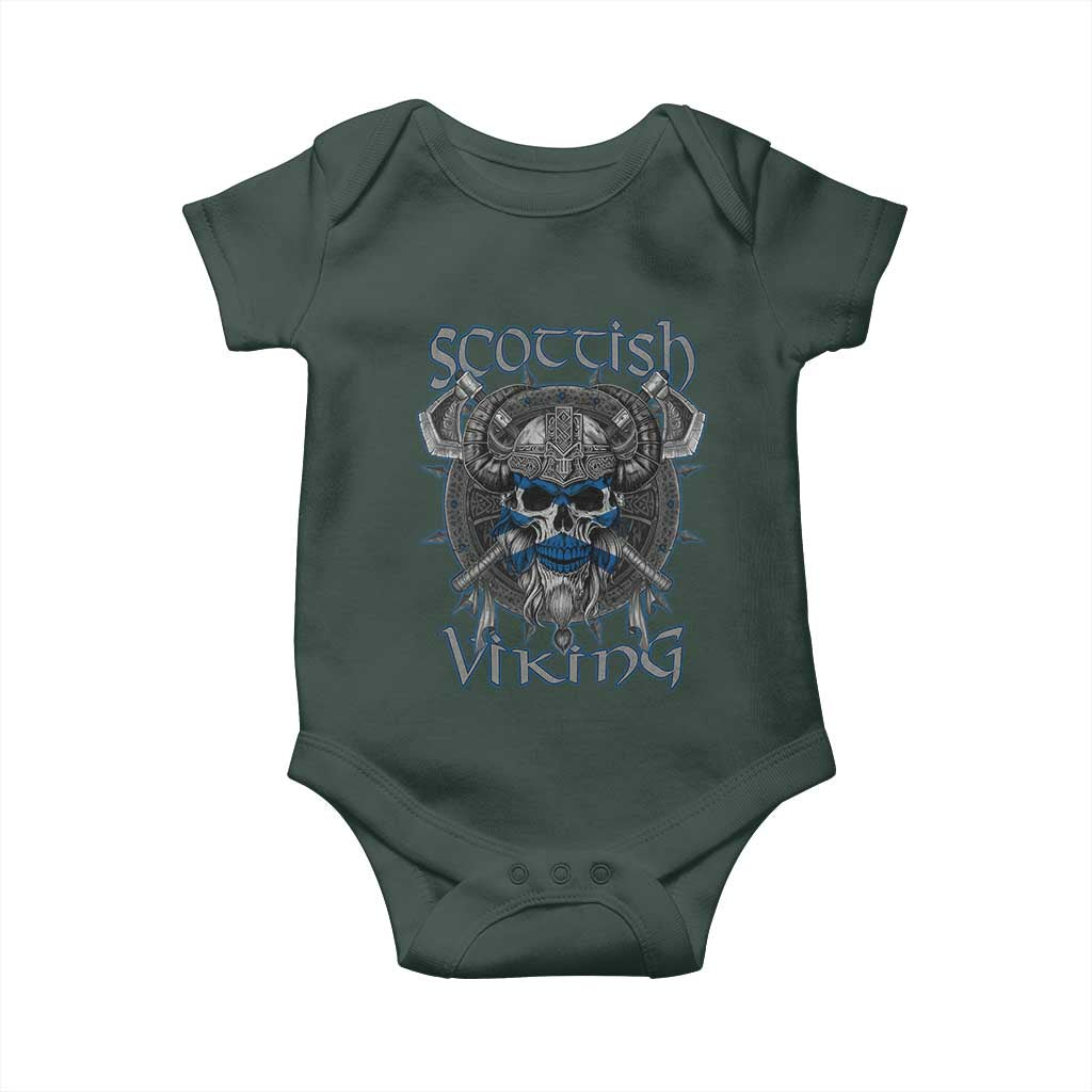Scottish Viking Axes Celtic Knot Baby Onesie Scottish Flag TS11 Print Your Wear