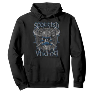Scottish Viking Axes Celtic Knot Hoodie Scottish Flag TS11 Black Print Your Wear