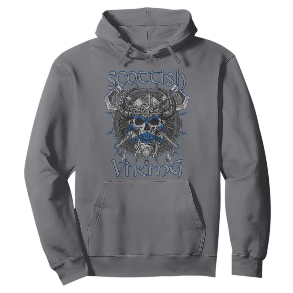 Scottish Viking Axes Celtic Knot Hoodie Scottish Flag TS11 Charcoal Print Your Wear