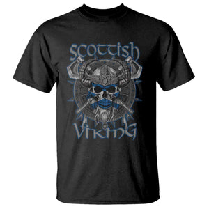 Scottish Viking Axes Celtic Knot T Shirt Scottish Flag TS11 Black Print Your Wear